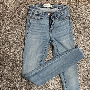 Abercrombie & Fitch Medium Blue Skinny Jeans